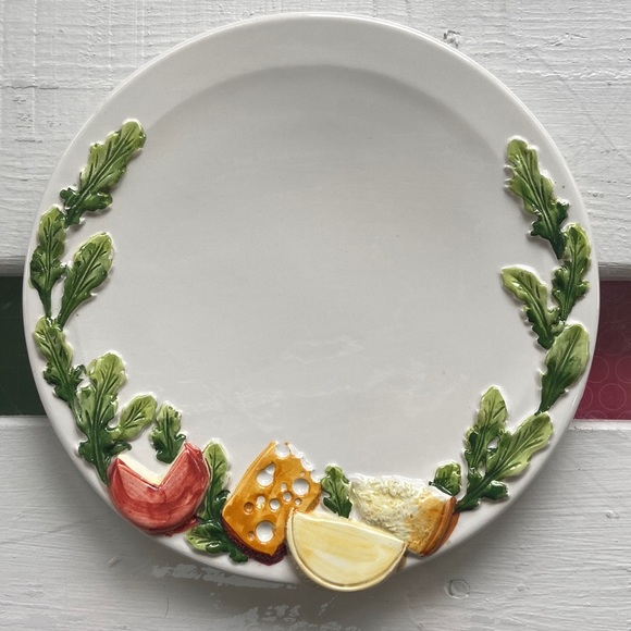 Bassano Other - Bassano Italian Ceramic Mediterranean Cheese Plate